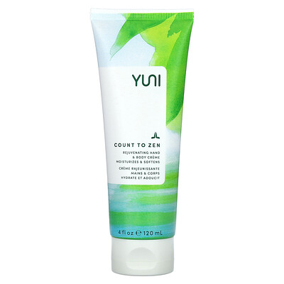 Yuni Beauty  Count to Zen  Rejuvenating Hand & Body Creme  4 fl oz (118 ml)