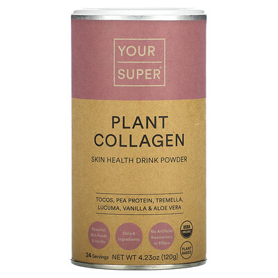 

Your Super, Plant Collagen, Skin Health Drink Powder, 4.23 oz (120 g)