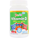 YumV’s, Pure Vitamin D, Delicious Raspberry Flavor, 1,000 IU, 60 Jelly Bears отзывы