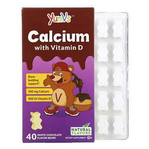 Отзывы о Ям Вис, Calcium with Vitamin D, White Chocolate , 40 Bears