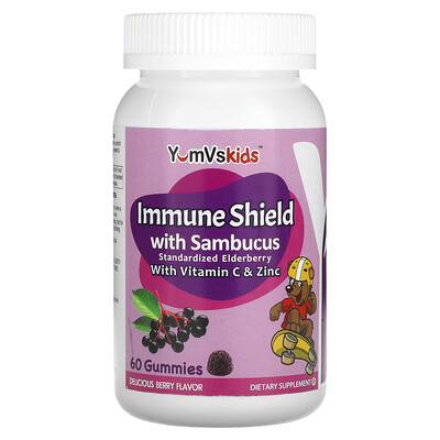 YumV's иммунная защита с бузиной ягодный вкус 60 желейных таблеток