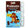YumV's, Probiótico con fibra de prebióticos, chocolatada, sin azúcar, 40 ositos