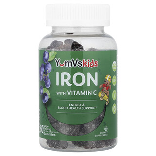 YumVs, Vitamin C ilə Dəmir Qummilər, Qreypfrut, 60 Qummili