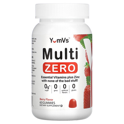 

YumV's Multi Zero Berry 60 Gummies