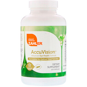Отзывы о Залер, AccuVision, Advanced Eye Health Formula, 120 Capsules