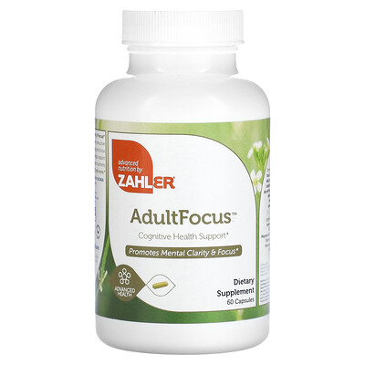 

Zahler AdultFocus Cognitive Health Support 60 Capsules