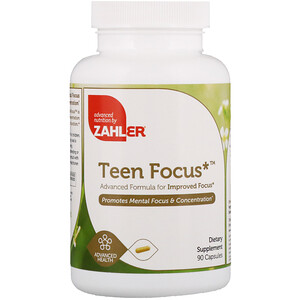 Отзывы о Залер, Teen Focus, Advanced Formula for Improved Focus, 90 Capsules