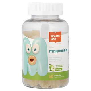 Chapter One, Magnesiumvingummier, æble, 60 vingummier (50 mg pr. vingummi)