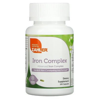 

Zahler Iron Complex 100 Capsules