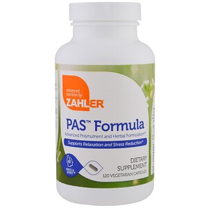 Zahler, PAS Formula, Продвинутая формула с полинутриентами и травами, 120 вегетарианских капсул