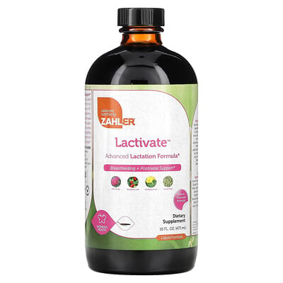 

Zahler Lactivate Advanced Lactation Liquid Formula 16 fl oz (473 ml)