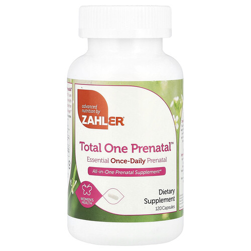 Zahler, Total One Prenatal™, Essential Once Daily Prenatal, pränatale Einnahme, 120 Kapseln