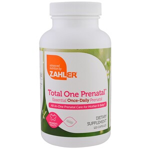 Залер, Total One Prenatal, Essential Once-Daily Prenatal, 120 Capsules отзывы