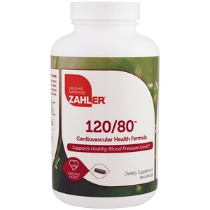Отзывы о Залер, 120/80, Cardiovascular Health Formula, 180 Capsules