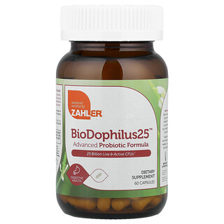 Zahler, BioDophilus25™, verbesserte Probiotika-Formel, 60 Kapseln