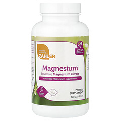 Magnesium, біоактивний цитрат магнію, 200 мг, 120 капсул
