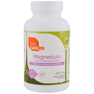 Отзывы о Залер, Magnesium, Advanced Magnesium Supplement, 200 mg, 60 Capsules