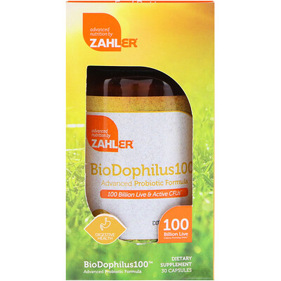 

Zahler Biodophilus100, Advanced Probiotic Formula, 30 Capsules