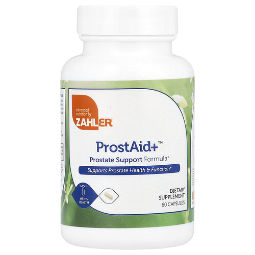 Zahler ProstAid+™, Prostate Support Formula, 60 Capsules