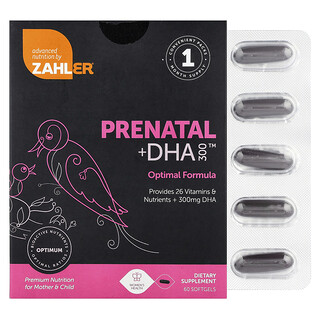 Zahler, Prenataal + DHA 300™, 60 softgels