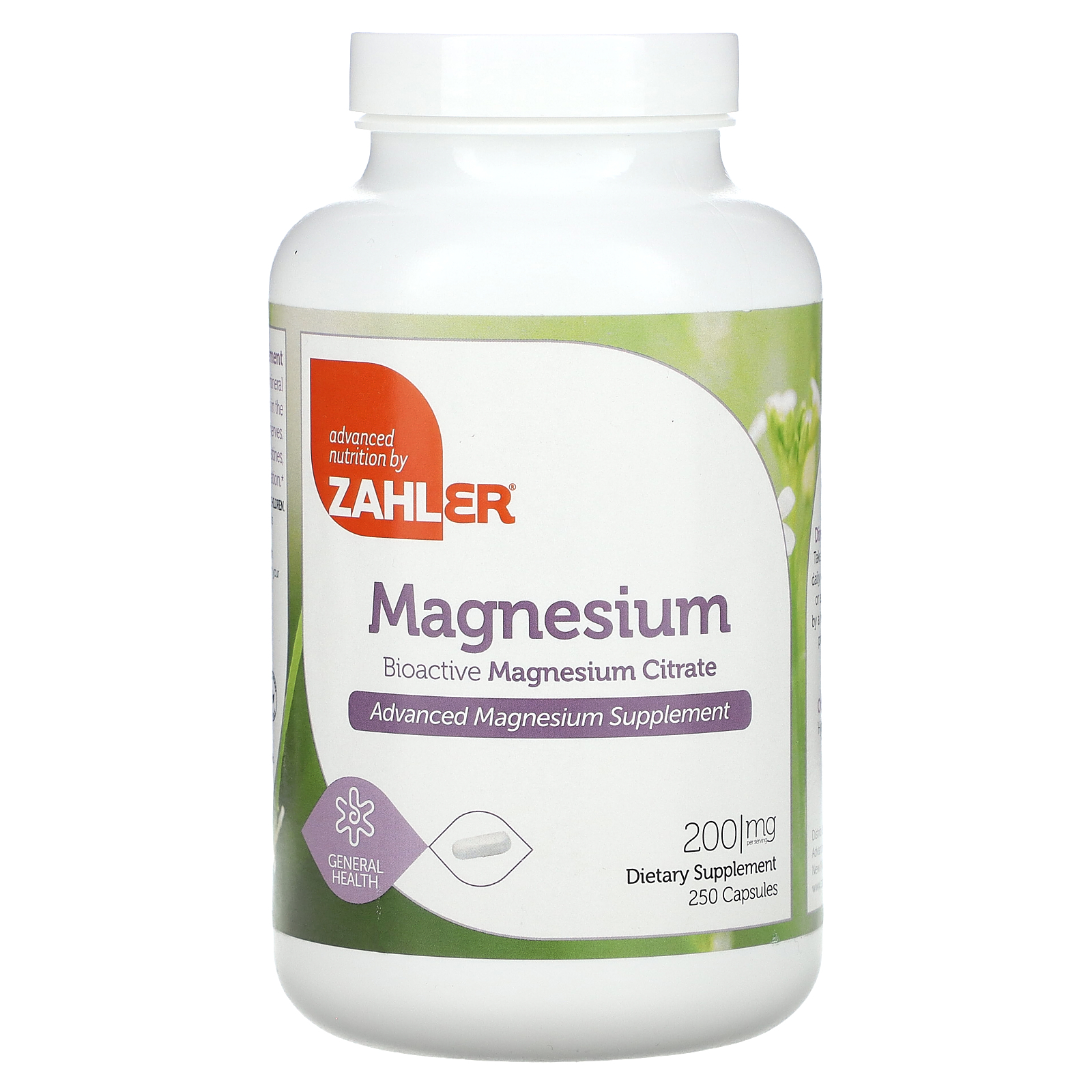 Magnesium Bioactive Magnesium Citrate 200 mg 250 Capsules 8690₽