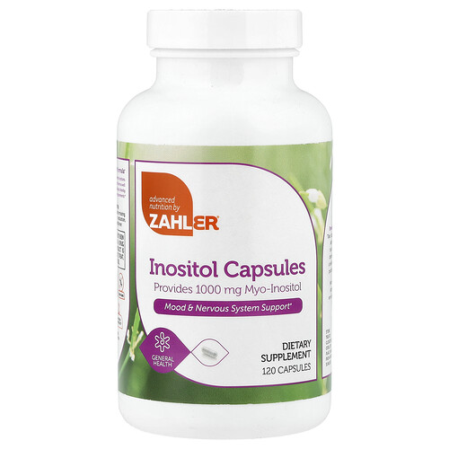 Zahler Inositol, 1,000 mg , 120 Capsules