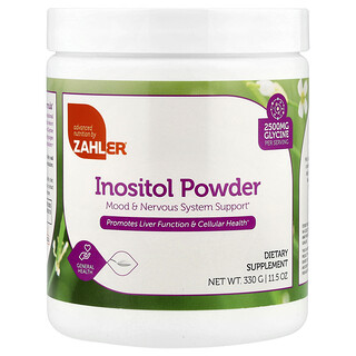 Zahler, Inositol en polvo, 330 g (11,5 oz)
