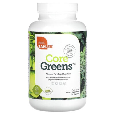 

Zahler Core Greens Advanced Plant-Based Superfood 240 Capsules