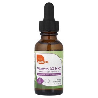 Zahler, Vitamin D3 & K2, 1 fl oz (30 ml)