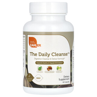 Zahler, The Daily Cleanse, 60 Cápsulas