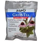 Zand, Зеленый чай, Растительные пастилки, Сладкая мята, 15 пастилок отзывы