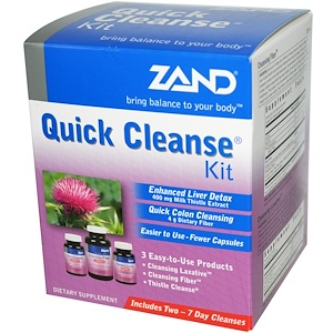 Отзывы о Занд, Quick Cleanse Kit, 3 Part Program