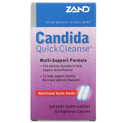 

Zand, Candida Quick Cleanse, 60 Vegetarian Capsules