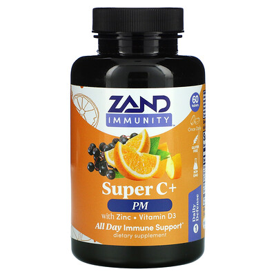 

Zand Immunity Super C+ PM With Zinc/Vitamin D3 60 Tablets