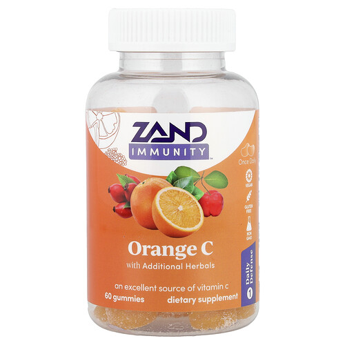 Zand, Immunity™, Orange C Fruchtgummis, 60 Fruchtgummis