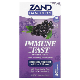 Zand, Immunité, Immunitaire rapide, Baie de sureau sucrée, 30 comprimés à croquer