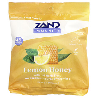 Zand, Immunity™, Lemon Honey Lozenges, 45 Lozenges
