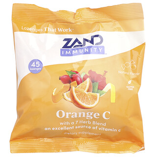 Zand, Immunity, Orange C, Natural, 45 Lozenges