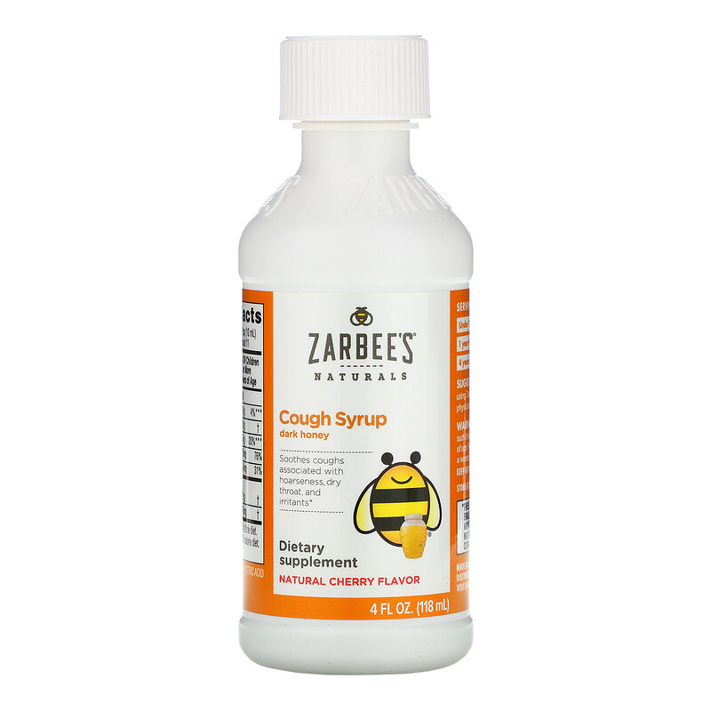 Zarbee's, Children's Cough Syrup, Dark Honey, For Children 12 Months+
