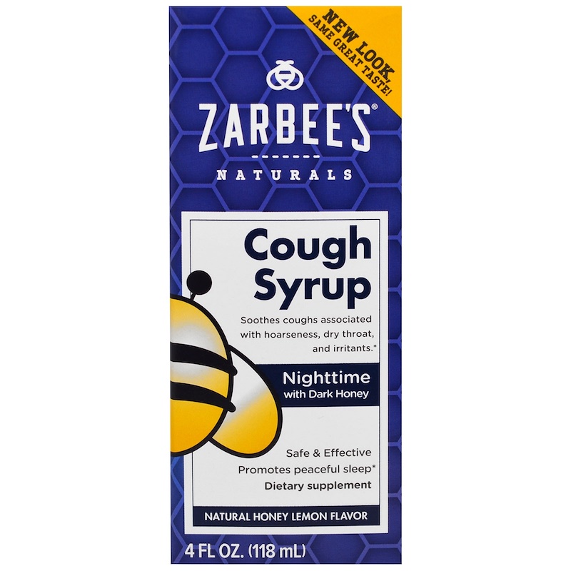 Zarbee's, Nighttime Cough Syrup, Honey Lemon, 4 fl oz iHerb