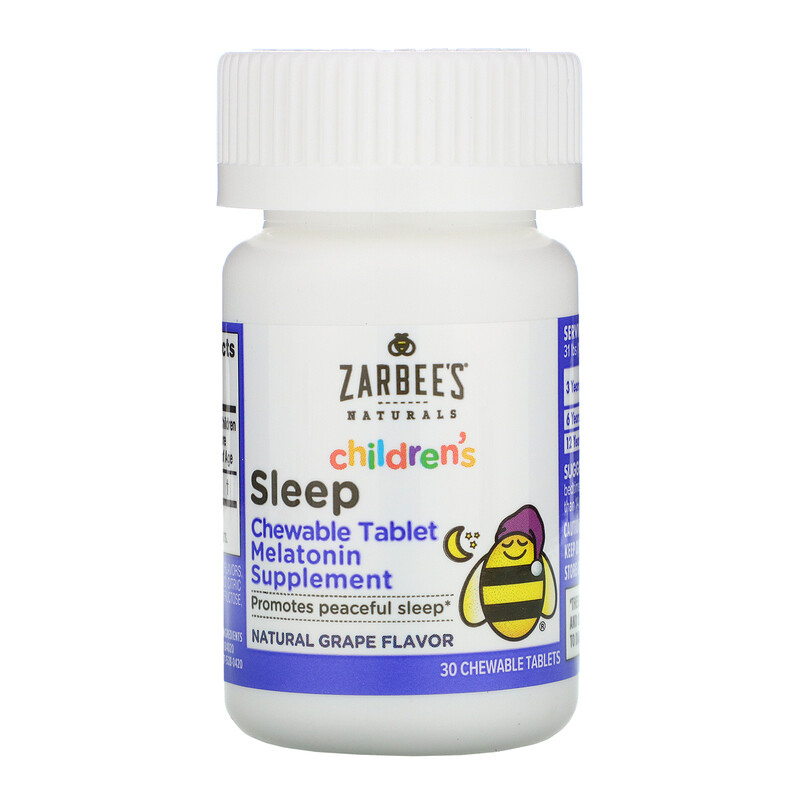 Zarbee's, Children's, Sleep with Melatonin Supplement, For Children 3