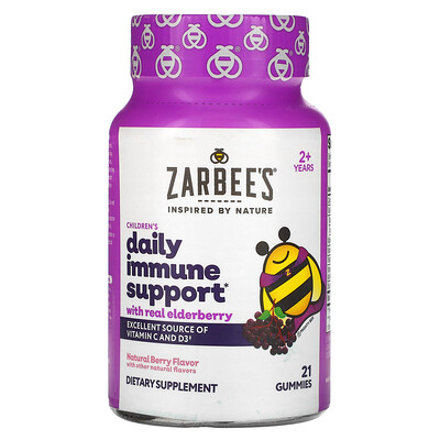 

Zarbee's Children's Daily Immune Support 2+ Years Natural Berry 21 Gummies