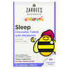 Zarbee's, Детские таблетки для улучшения сна с мелатонином, натуральный виноградный вкус, для детей от 3 лет, 50 жевательных таблеток
