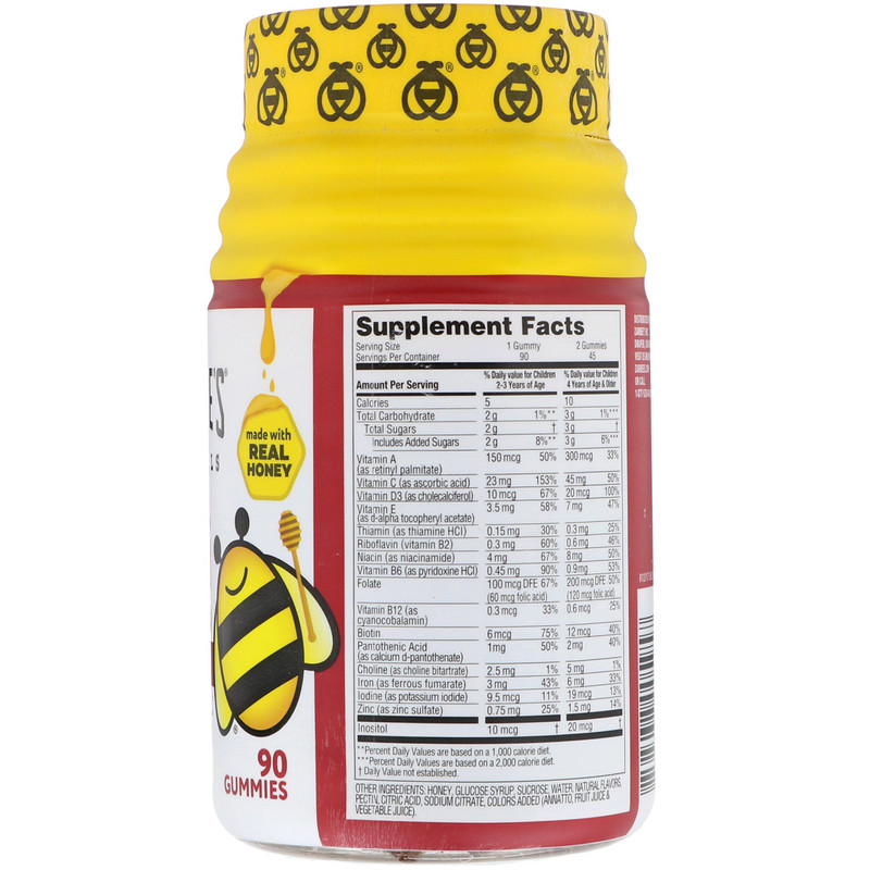 Zarbee's, Children's Complete Multivitamin + Iron, Natural Fruit