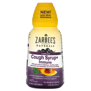 Зарбис, Complete Cough Syrup + Immune, Natural Berry, 8 fl oz (236 ml) отзывы покупателей