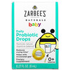 Zarbee's, 嬰兒，日常益生菌滴劑，0 個月以上，0.27 液量盎司（8 毫升）