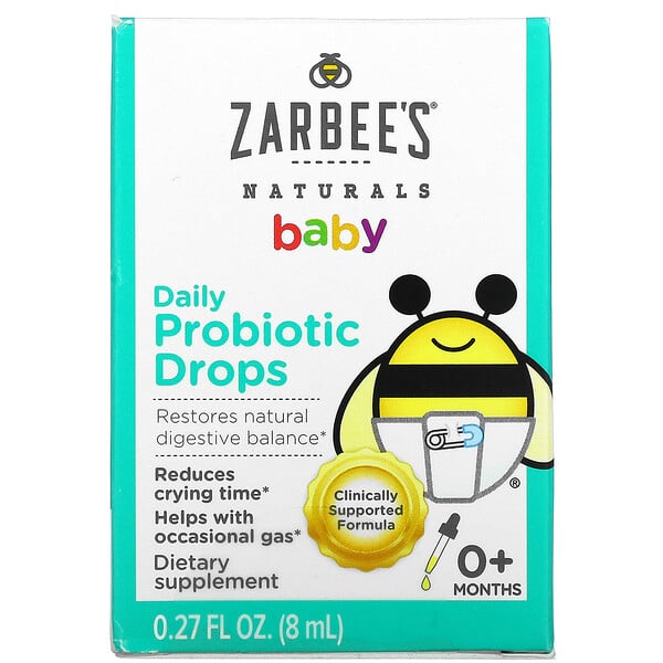 嬰兒，日常益生菌滴劑，0 個月以上，0.27 液量盎司（8 毫升）