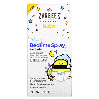 Zarbee's, للأطفال، بخاخ لأجواء مهدئة وقت النوم، بالخزامى، 2 أونصة سائلة (59 مل)