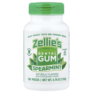 Zellie's‏, מסטיק, מנטה,100 יחידות