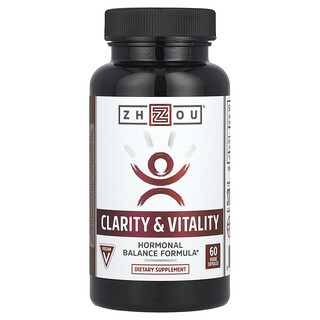 Zhou Nutrition, Jasnosť a vitalita, 50 mg, 60 rastlinných kapsúl